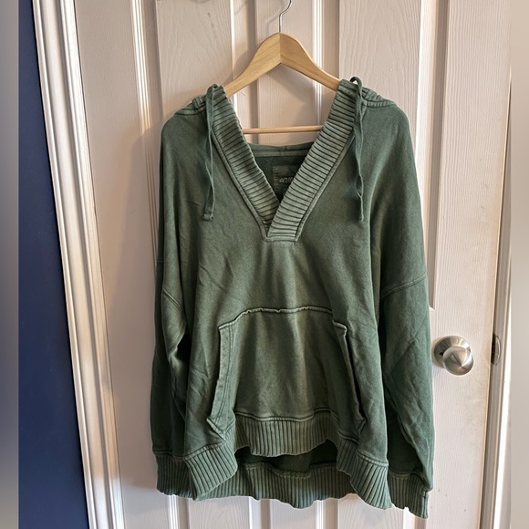 American Eagle Slouchy Fit Hooded Sweater - Picture 1 of 3
